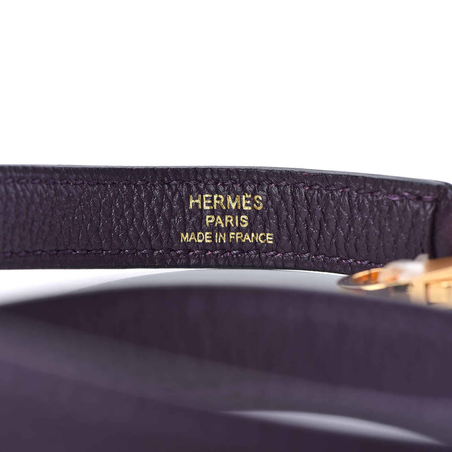 Hermes Togo Kelly Retourne 25 Raisin 24 of 38