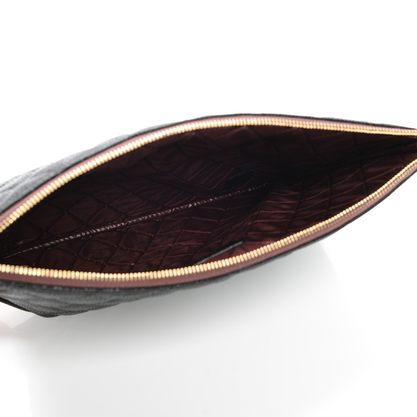 Caviar Quilted Medium Cosmetic Case Black