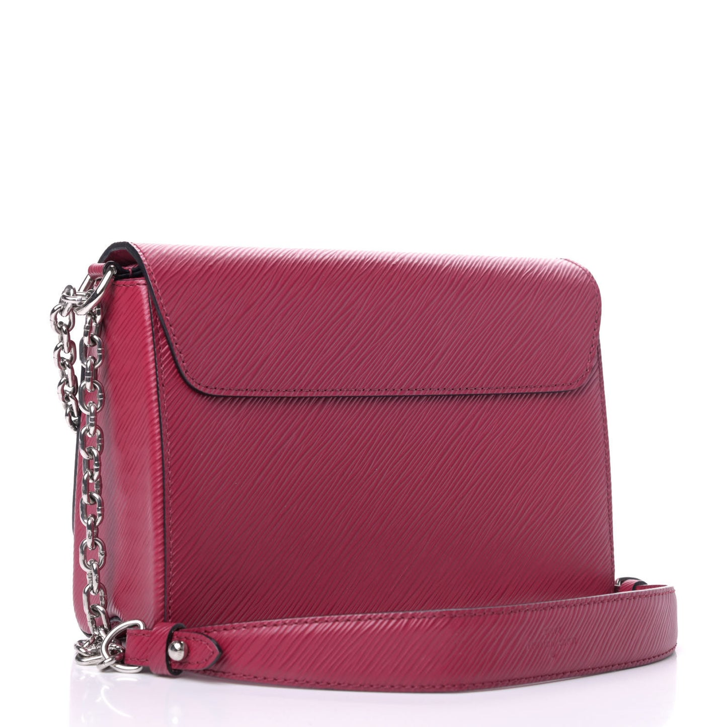 Epi Twist Shoulder Bag MM Fuchsia