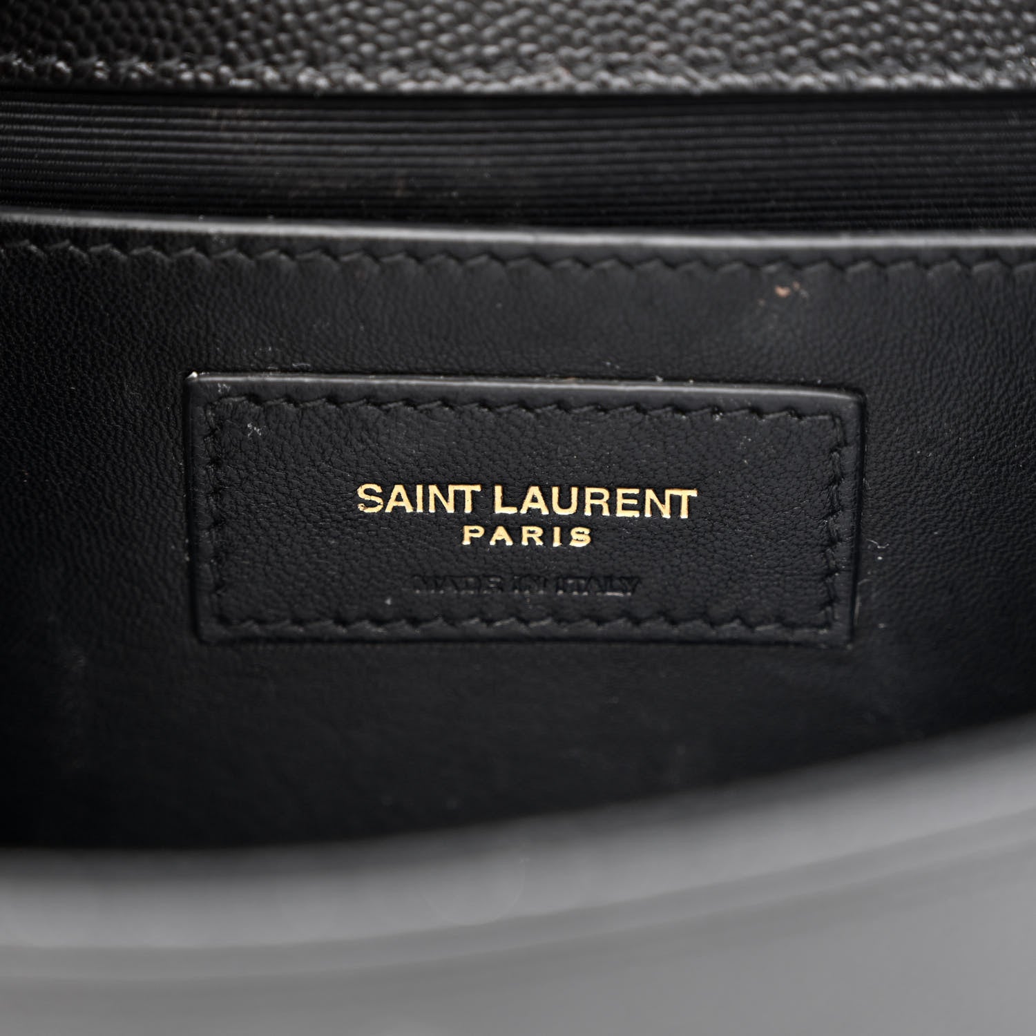 Saint Laurent Grain De Poudre Small Monogram Kate Satchel Black 6 of 17