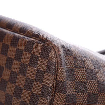 Louis Vuitton Damier Ebene Neo Neverfull MM Rose Ballerine 23 of 24