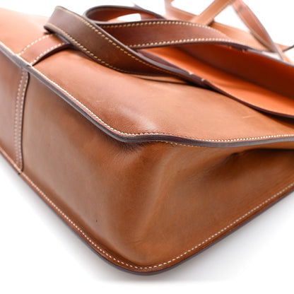 Hermes Barenia Faubourg Halzan 31 Fauve Potiron 9 of 9