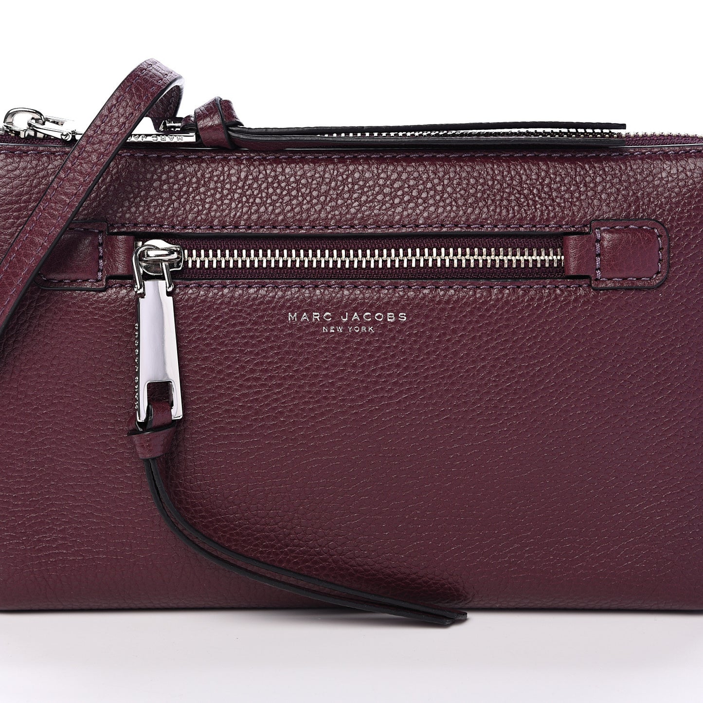 Grained Calfskin Small Recruit Crossbody Blackberry