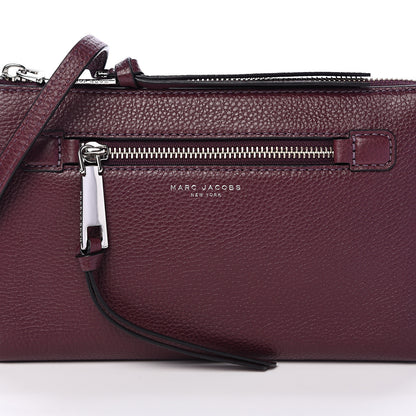 Marc Jacobs Grained Calfskin Small Recruit Crossbody Blackberry 8 of 10