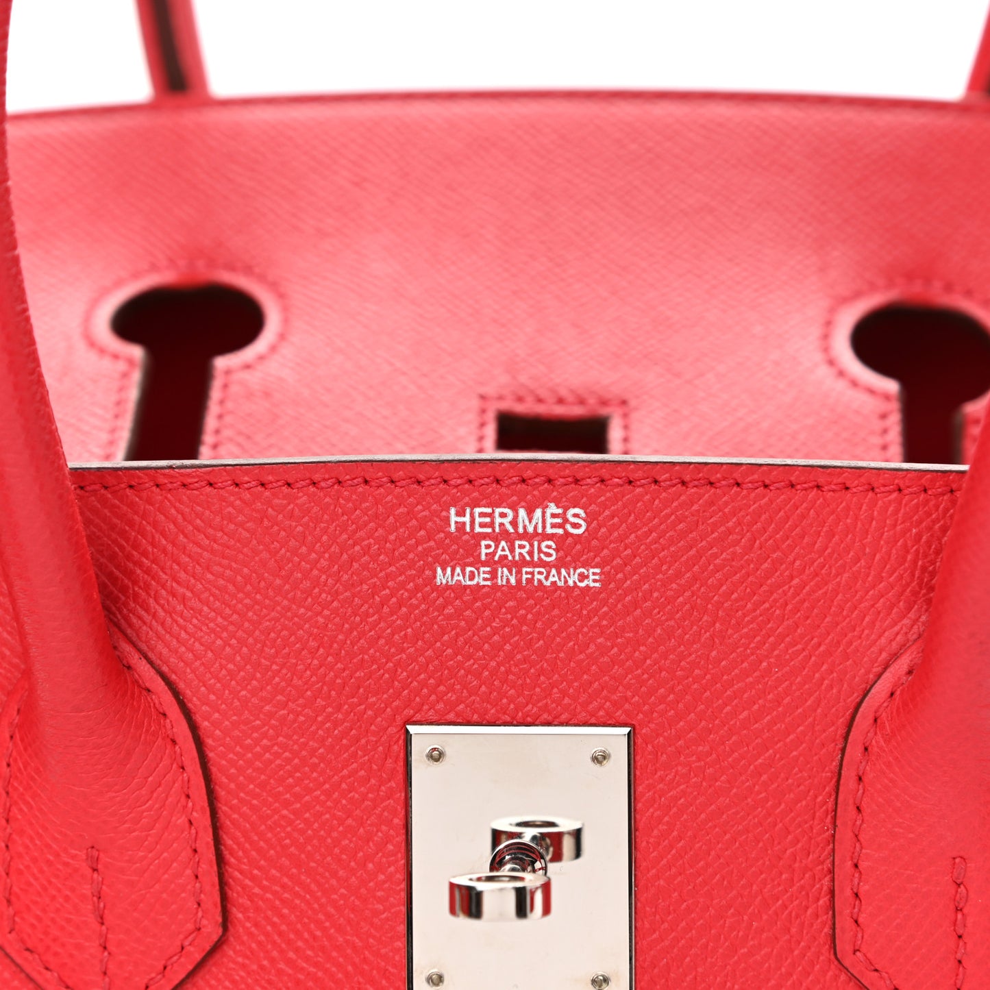 Epsom Birkin 35 Rouge Casaque