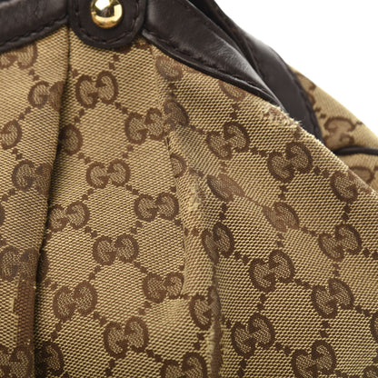 Gucci Monogram Medium Sukey Tote Dark Brown 17 of 24