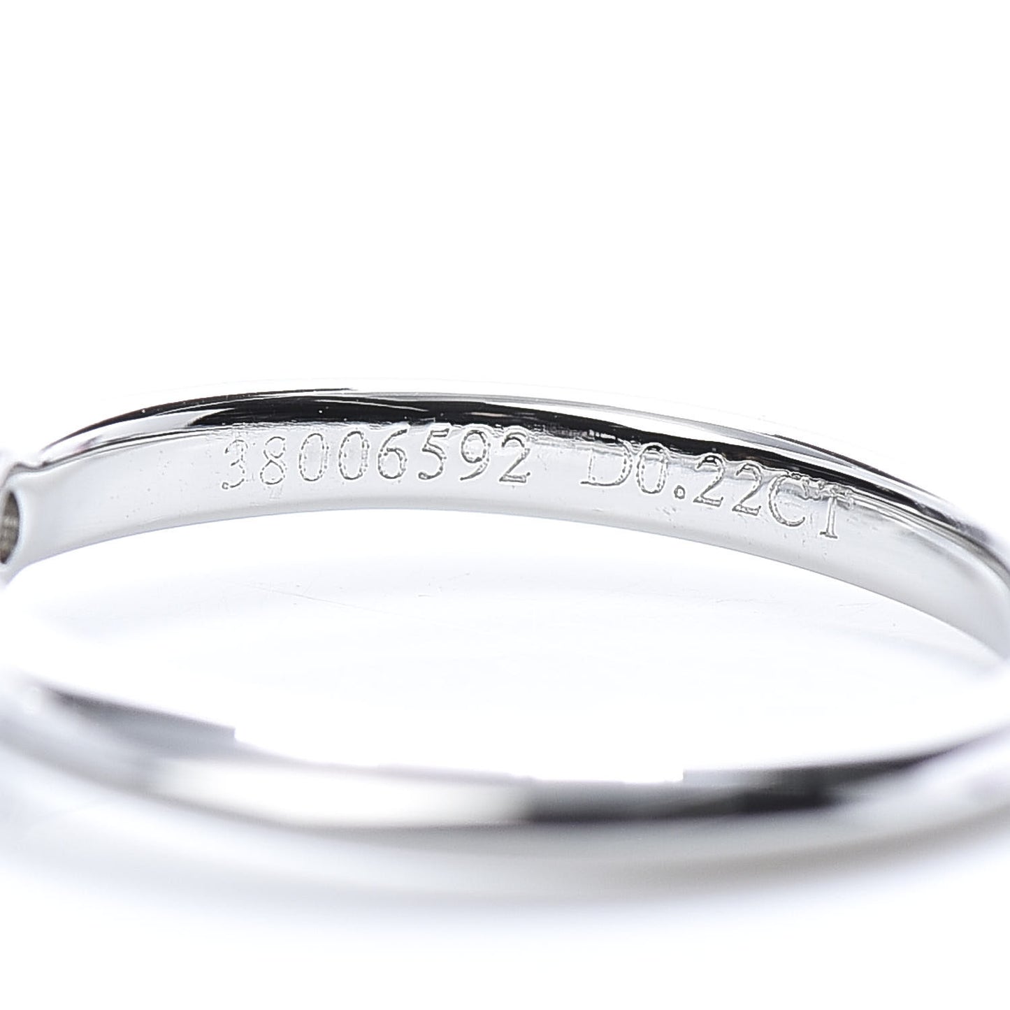 Platinum Diamond .22ct Princess Solitaire Engagement Ring 43 2.45