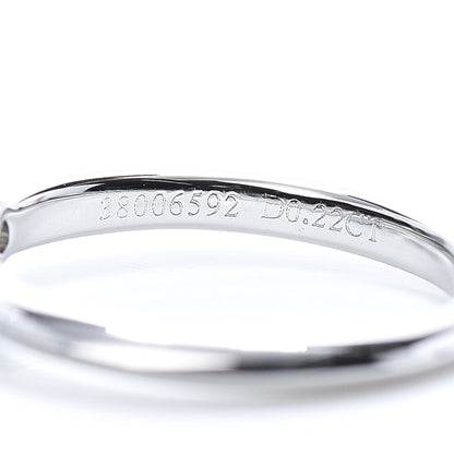 Tiffany Platinum Diamond .22ct Princess Solitaire Engagement Ring 43 2.45 5 of 7