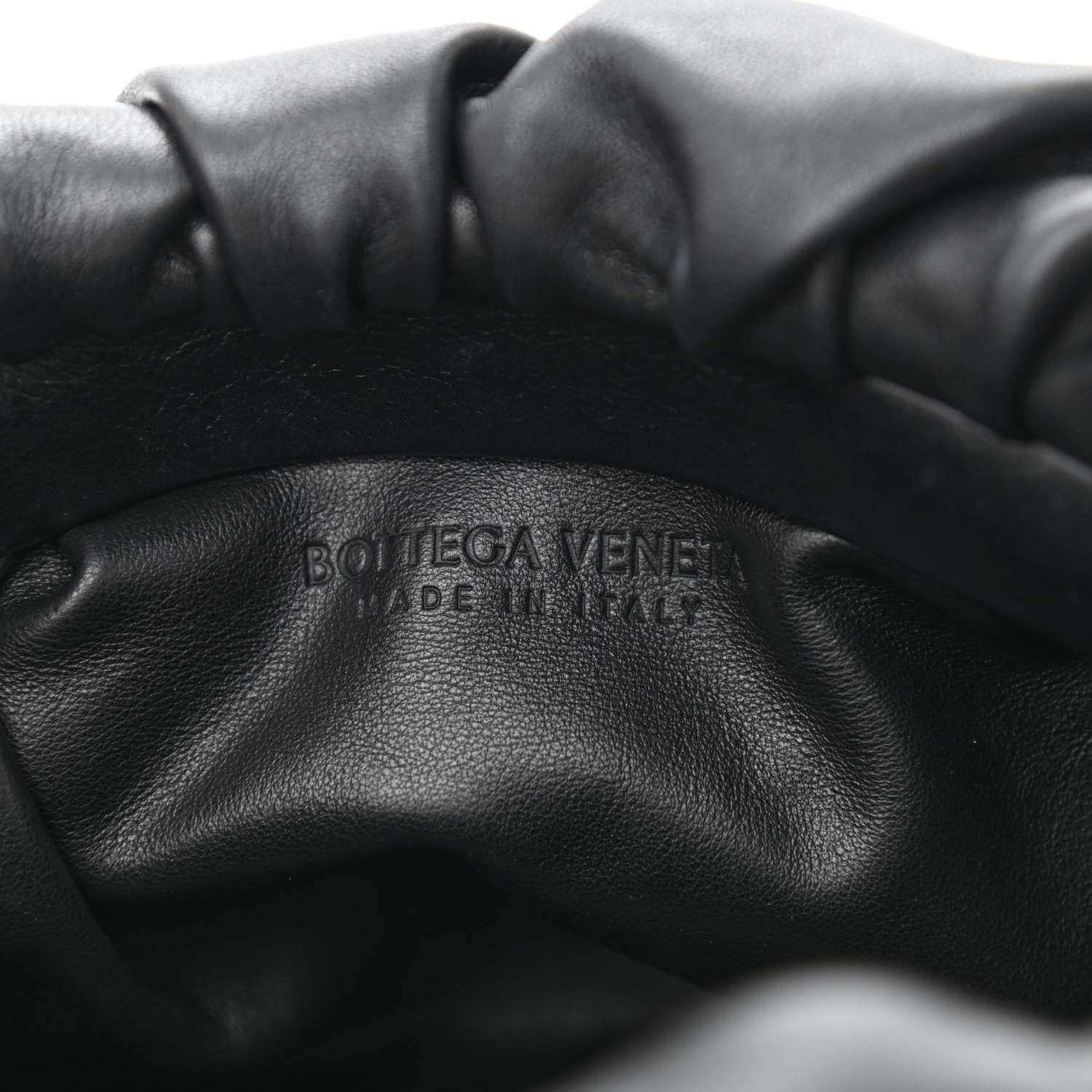Bottega Veneta Calfskin The Pouch Chain Black 6 of 10