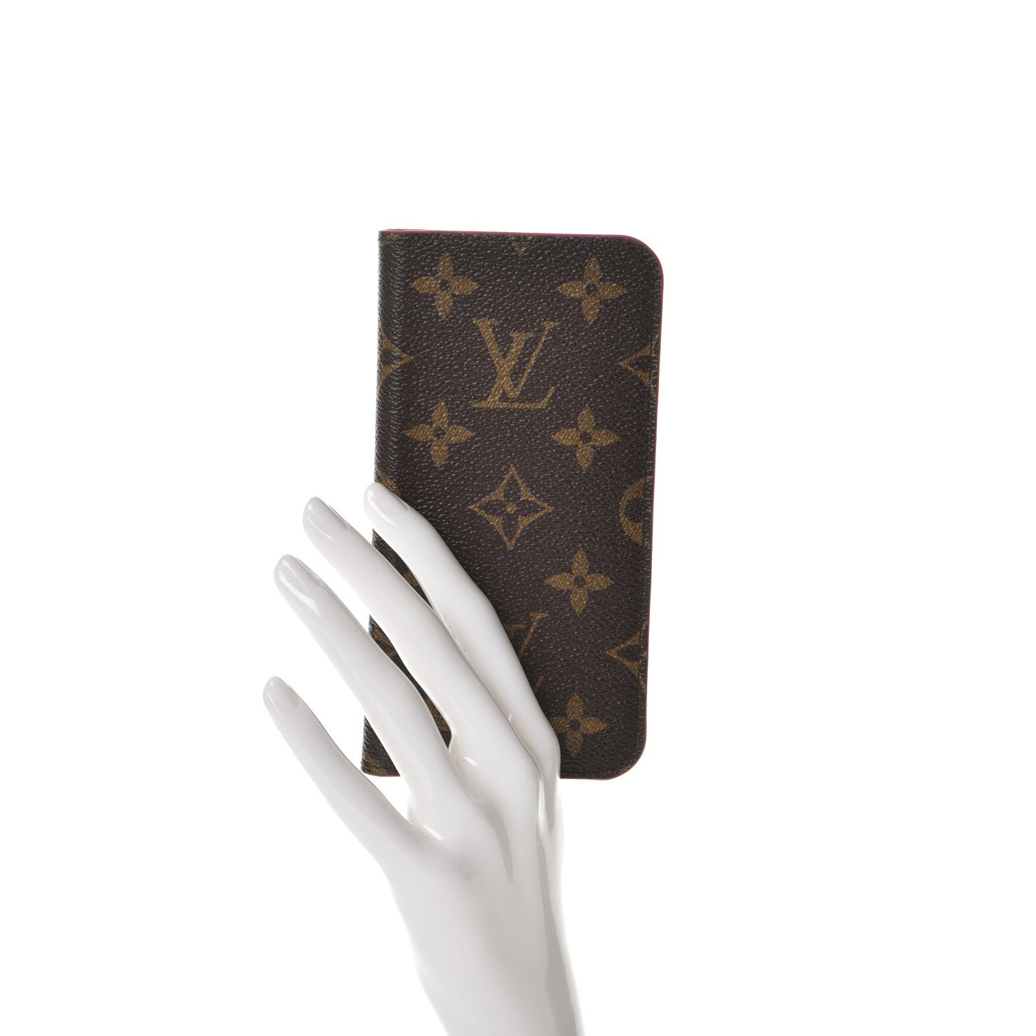 Louis Vuitton Monogram iPhone X Folio Case Rose Pop 2 of 9