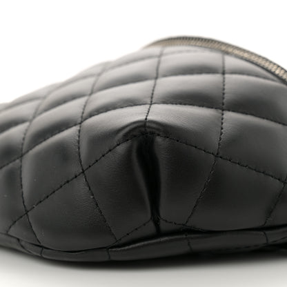 Chanel Calfskin Quilted Waist Belt Bag Black 10 of 10