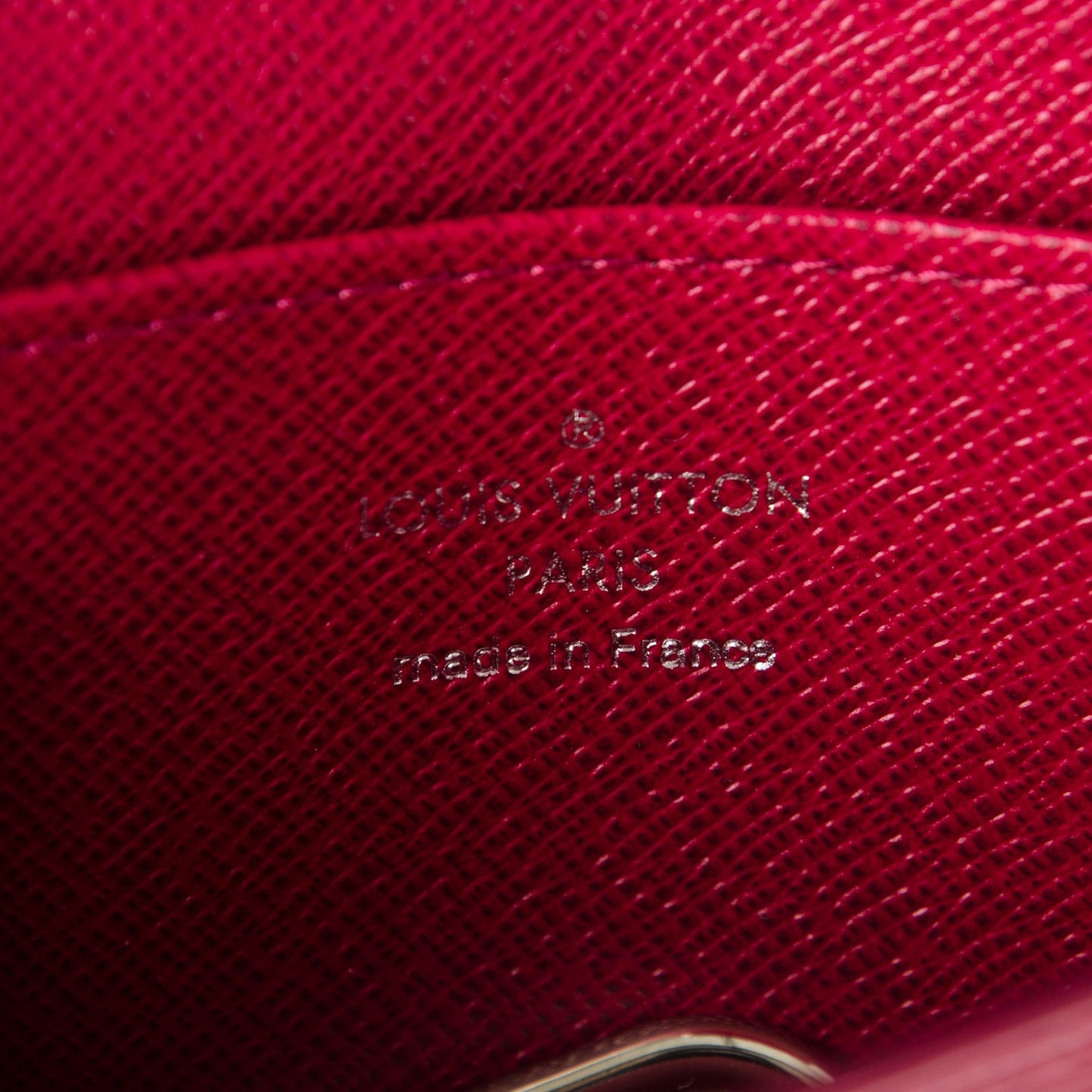 Epi Key Pouch Fuchsia