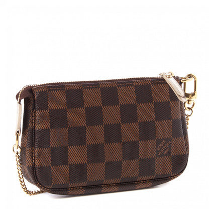 Louis Vuitton Damier Ebene Trunks and Locks Mini Pochette Accessories 3 of 8