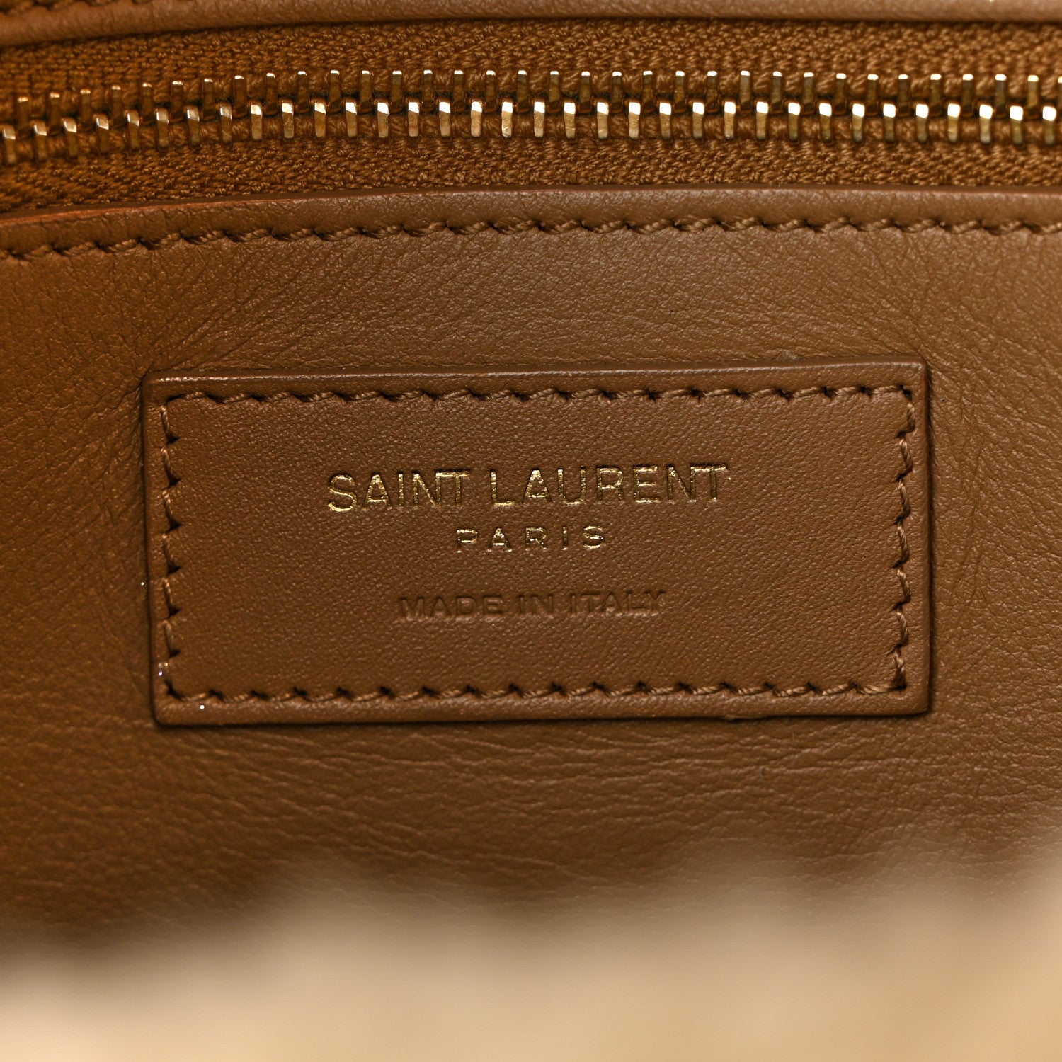 Saint Laurent Nubuck Shearling Monogram Medium Niki Chain Satchel Ivory Natural Tan 6 of 13