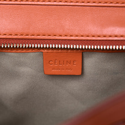 Celine Smooth Calfskin Nano Luggage Orange 6 of 12