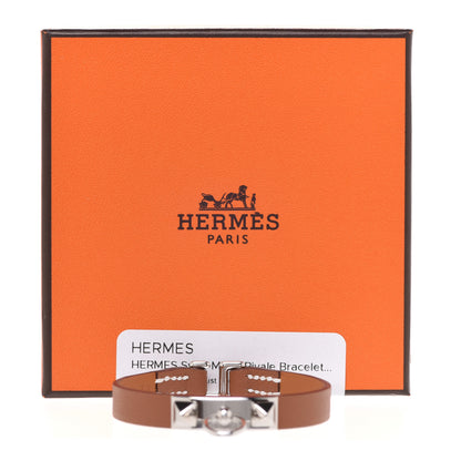 Hermes Swift Micro Rivale Bracelet T3 Gold 7 of 7