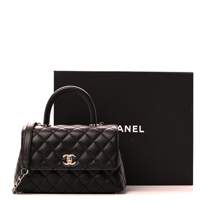 Chanel Caviar Quilted Mini Coco Handle Flap Black 11 of 11