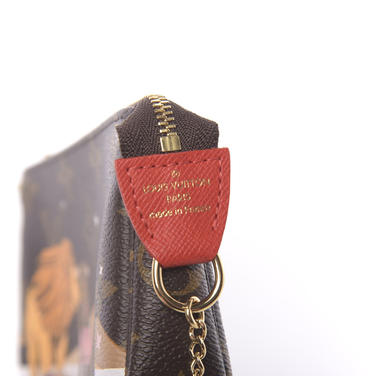 Louis Vuitton Monogram 2018 Christmas Animation Mini Cats Pochette Accessories 7 of 8