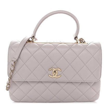 Chanel Lambskin Quilted Medium Trendy CC Flap Dual Handle Bag Pink 1 of 9
