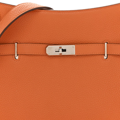 Hermes Taurillon Clemence Jypsiere 28 Orange 8 of 14