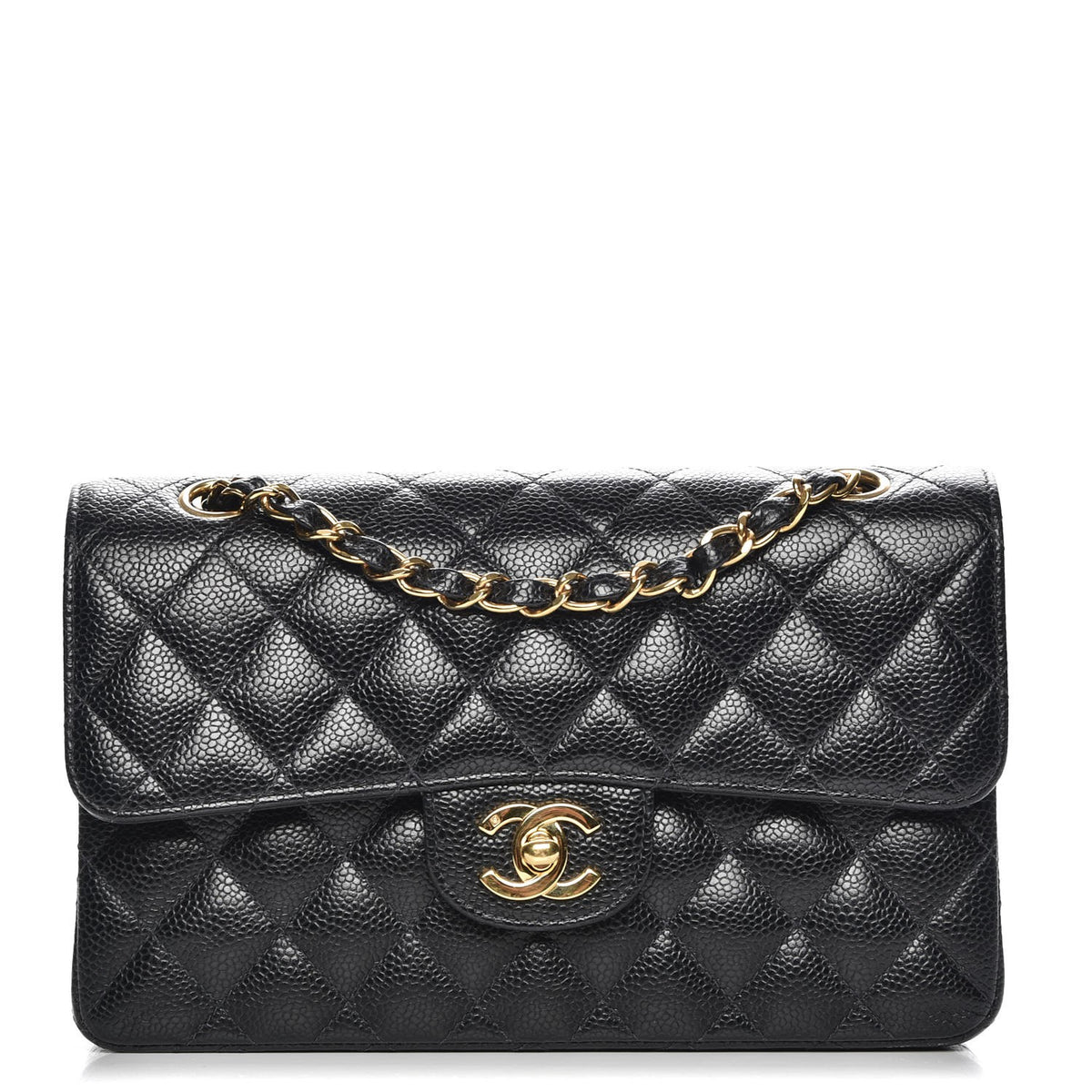 Chanel Caviar Quilted Small Double Flap Black 1 of 7