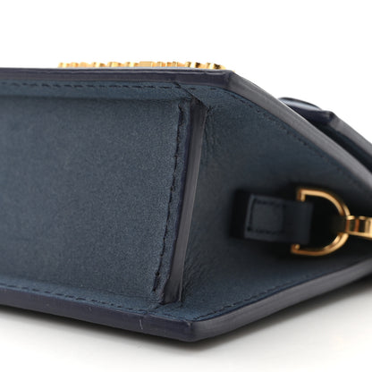 Jacquemus Calfskin Le Chiquito Long Dark Navy 9 of 10