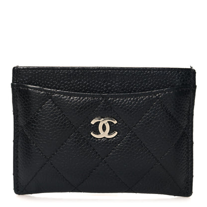 Chanel Caviar Quilted Card Holder Black 1 of 10