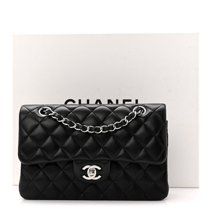 Chanel Lambskin Quilted Small Double Flap Black 11 of 11