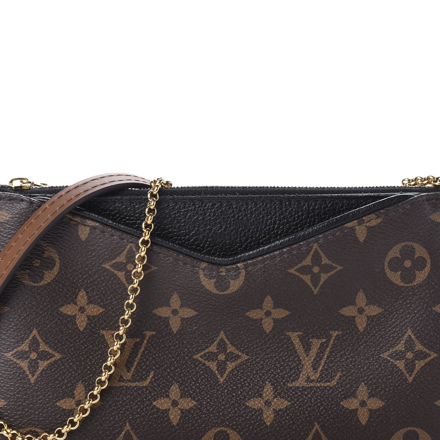 Monogram Pallas Clutch Black