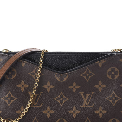 Louis Vuitton Monogram Pallas Clutch Black 11 of 12