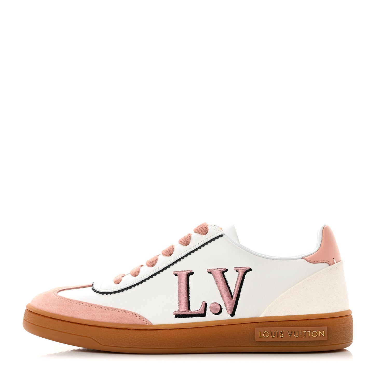 Calfskin Frontrow Sneakers 36 Rose Clair