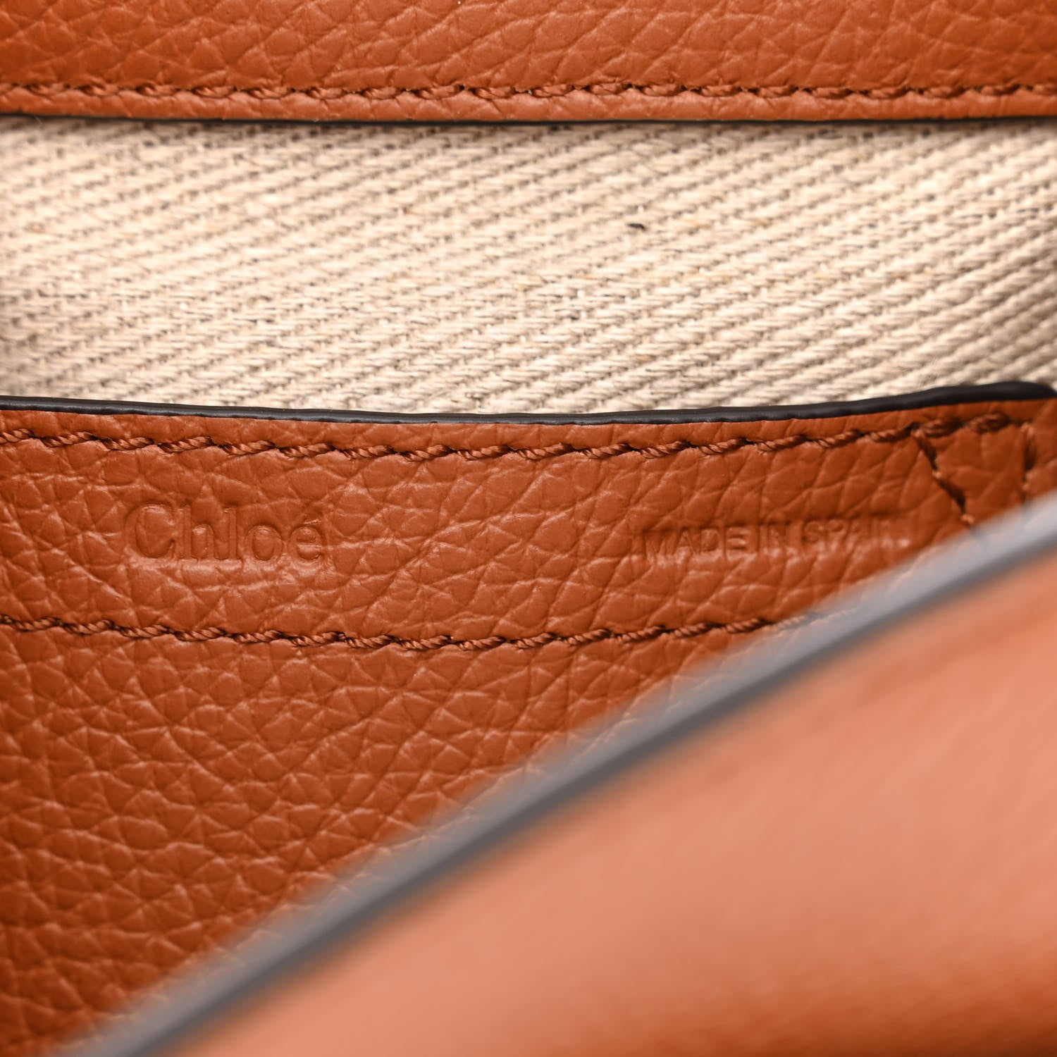 Chloe Calfskin Mini Marcie Round Crossbody Bag Tan 6 of 10