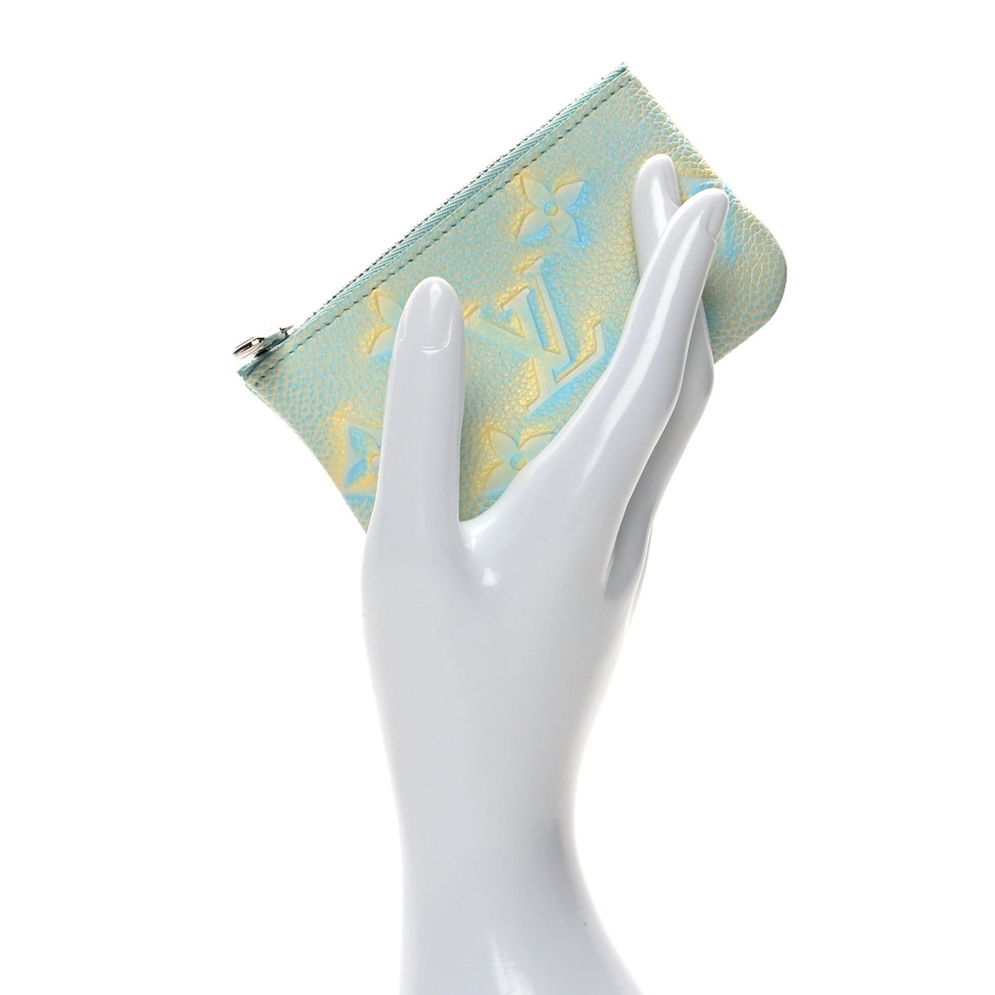 Empreinte Monogram Summer Stardust Key Pouch Water Green