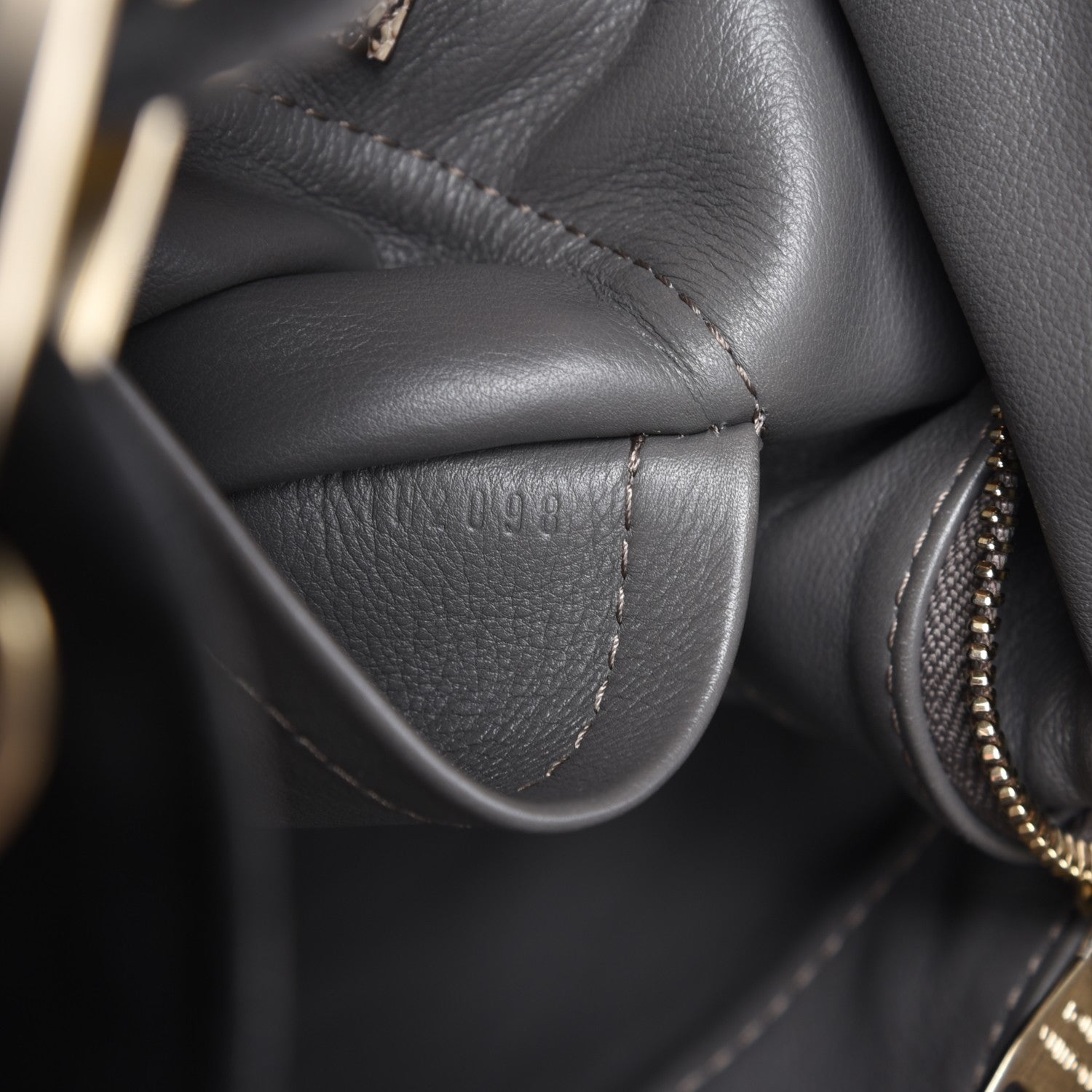 Louis Vuitton Monogram Suede Embossed Wish Kohl 7 of 11