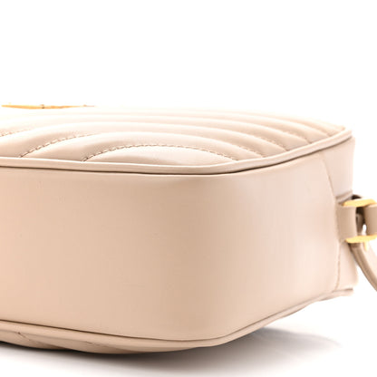 Saint Laurent Calfskin Matelasse Monogram Lou Camera Bag Dark Beige 10 of 11