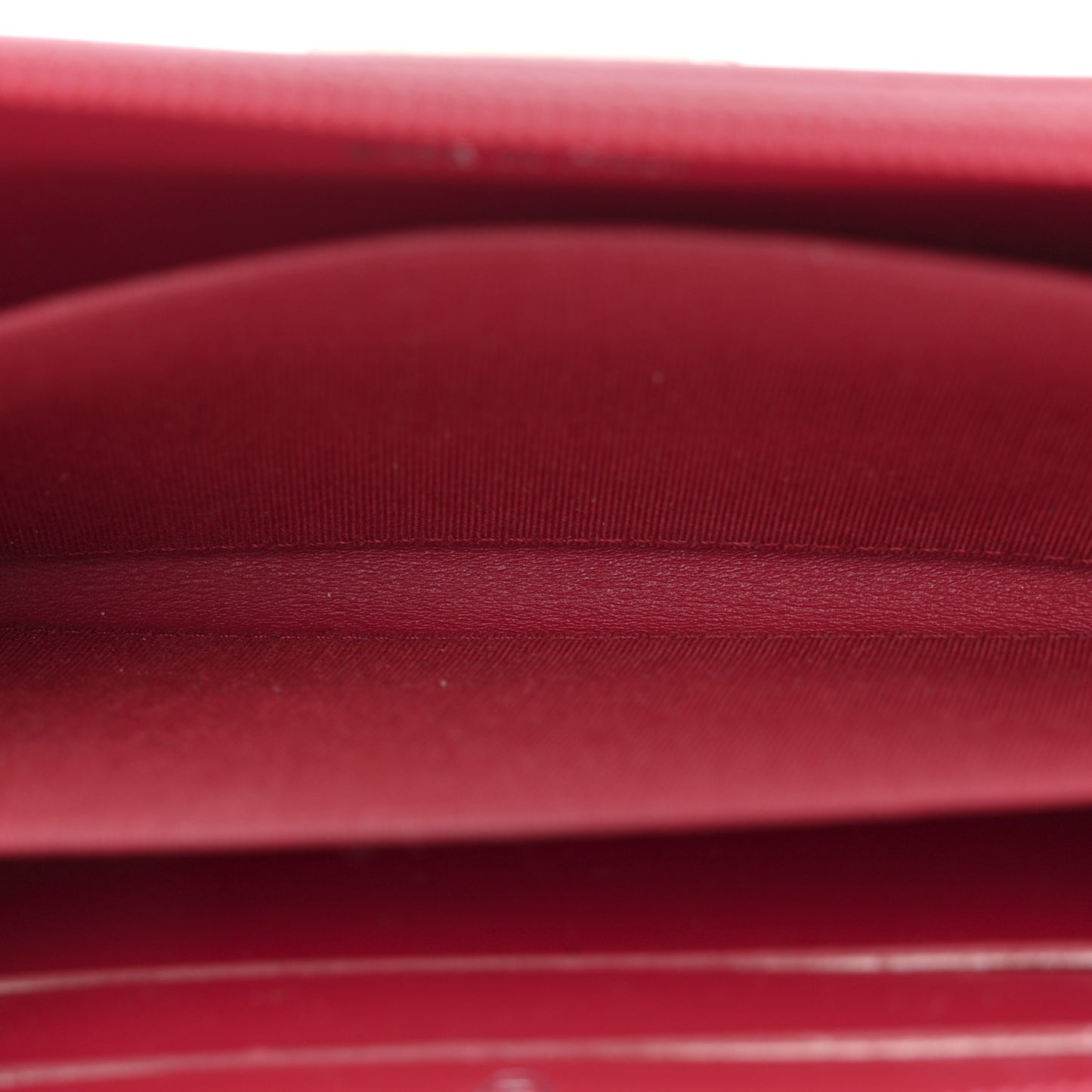 Patent Quilted Small Boy Zip Around Wallet Dark Pink