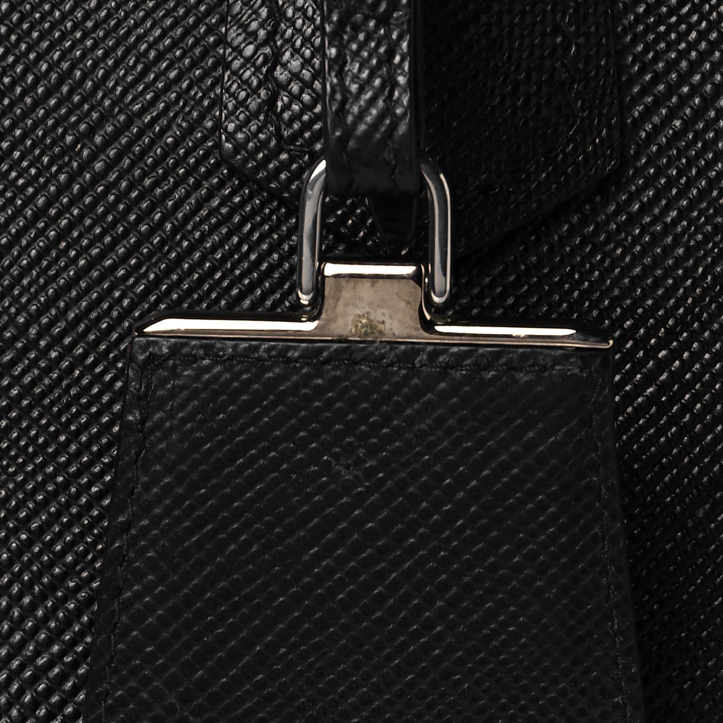 Saffiano Cuir Twin Tote Black