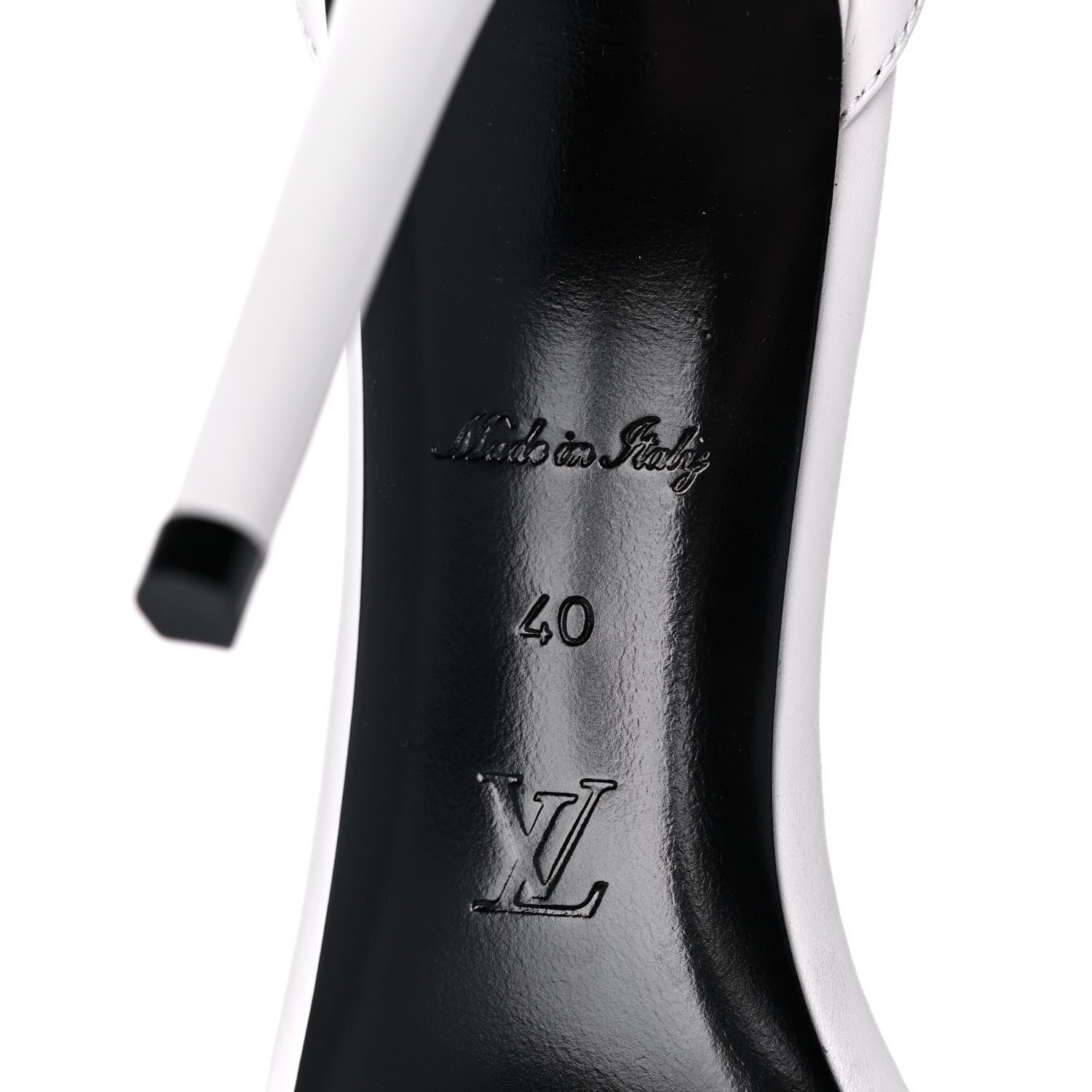 Louis Vuitton Calfskin Call Back Sandals 40 White 6 of 11