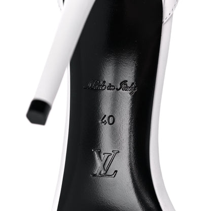 Louis Vuitton Calfskin Call Back Sandals 40 White 6 of 11