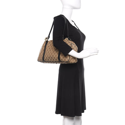 Gucci Monogram Medium Twins Tote Black 2 of 10