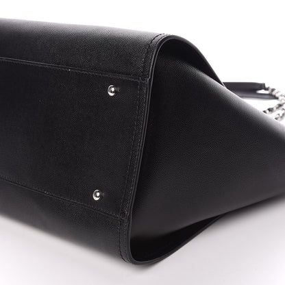 Chanel Caviar Large Studded Deauville Tote Black 6 of 11
