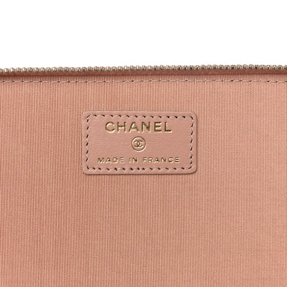 Chanel Lambskin Quilted Small Top Handle Vanity Case With Chain Beige 6 of 10