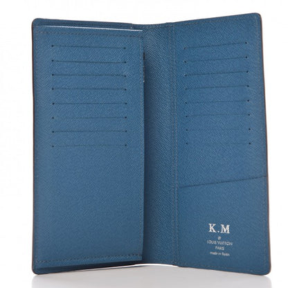 Louis Vuitton Epi Brazza Wallet Cyan 5 of 9