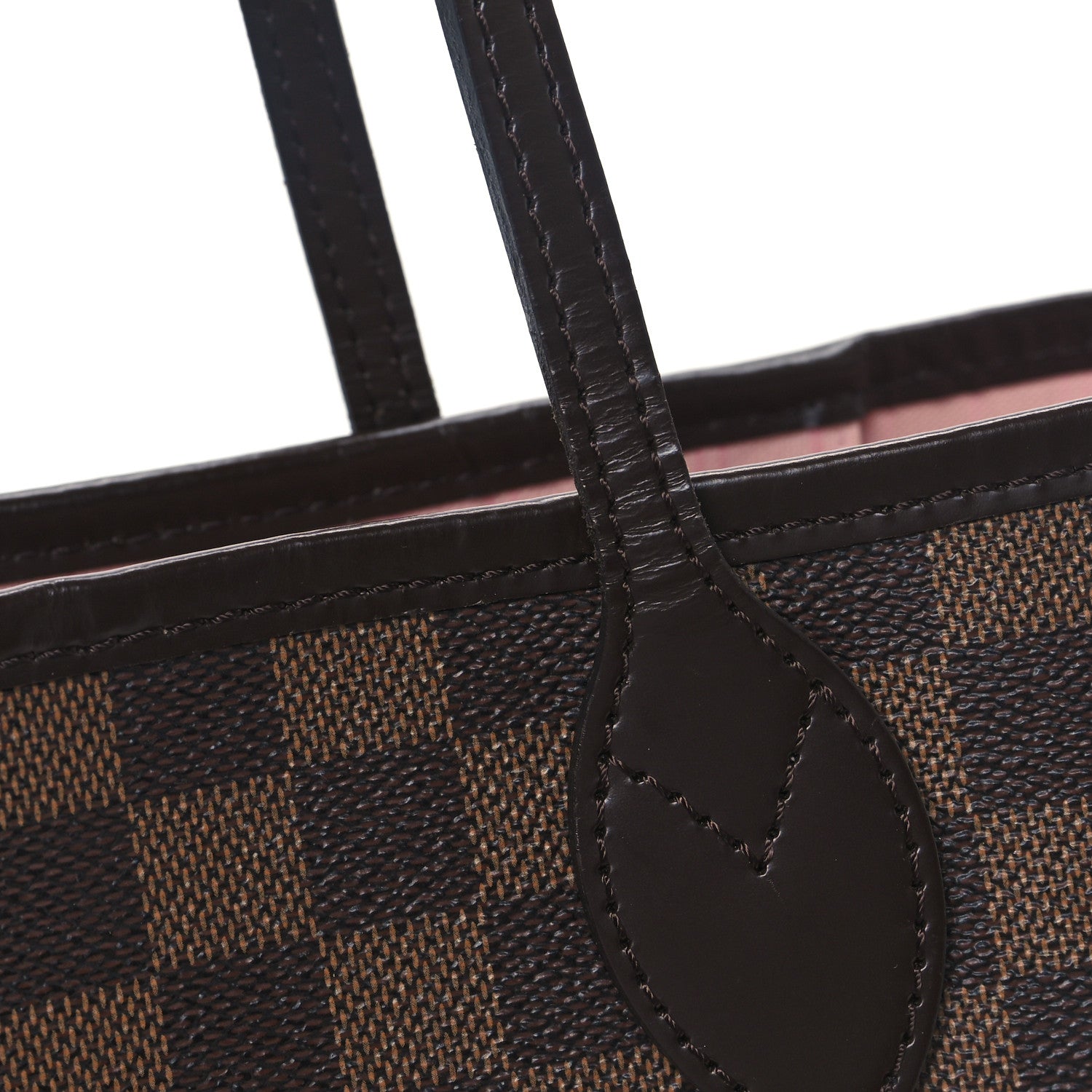Louis Vuitton Damier Ebene Neo Neverfull MM Rose Ballerine 13 of 13