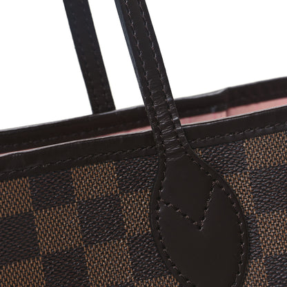 Louis Vuitton Damier Ebene Neo Neverfull MM Rose Ballerine 13 of 13