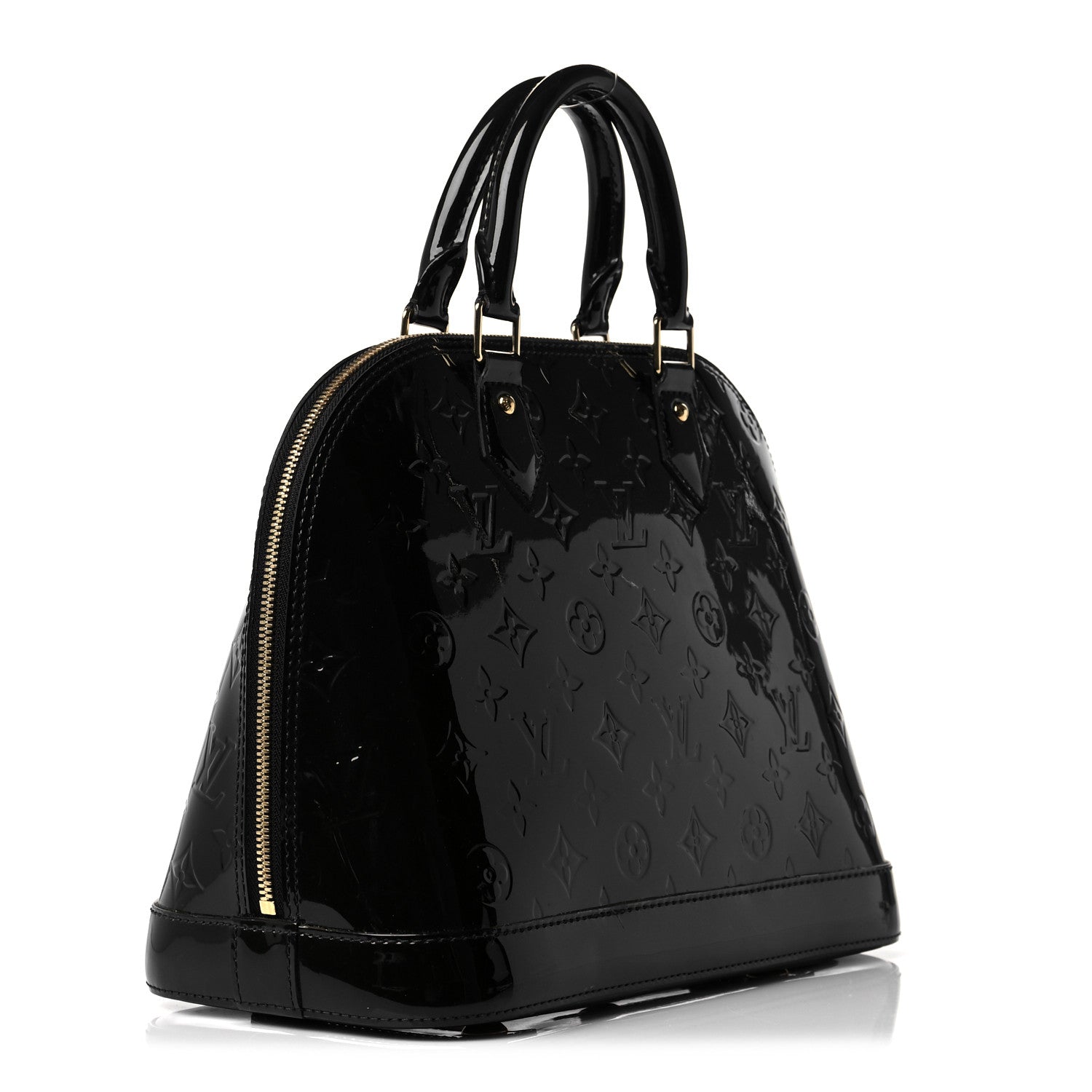Louis Vuitton Vernis Alma PM Black 3 of 8