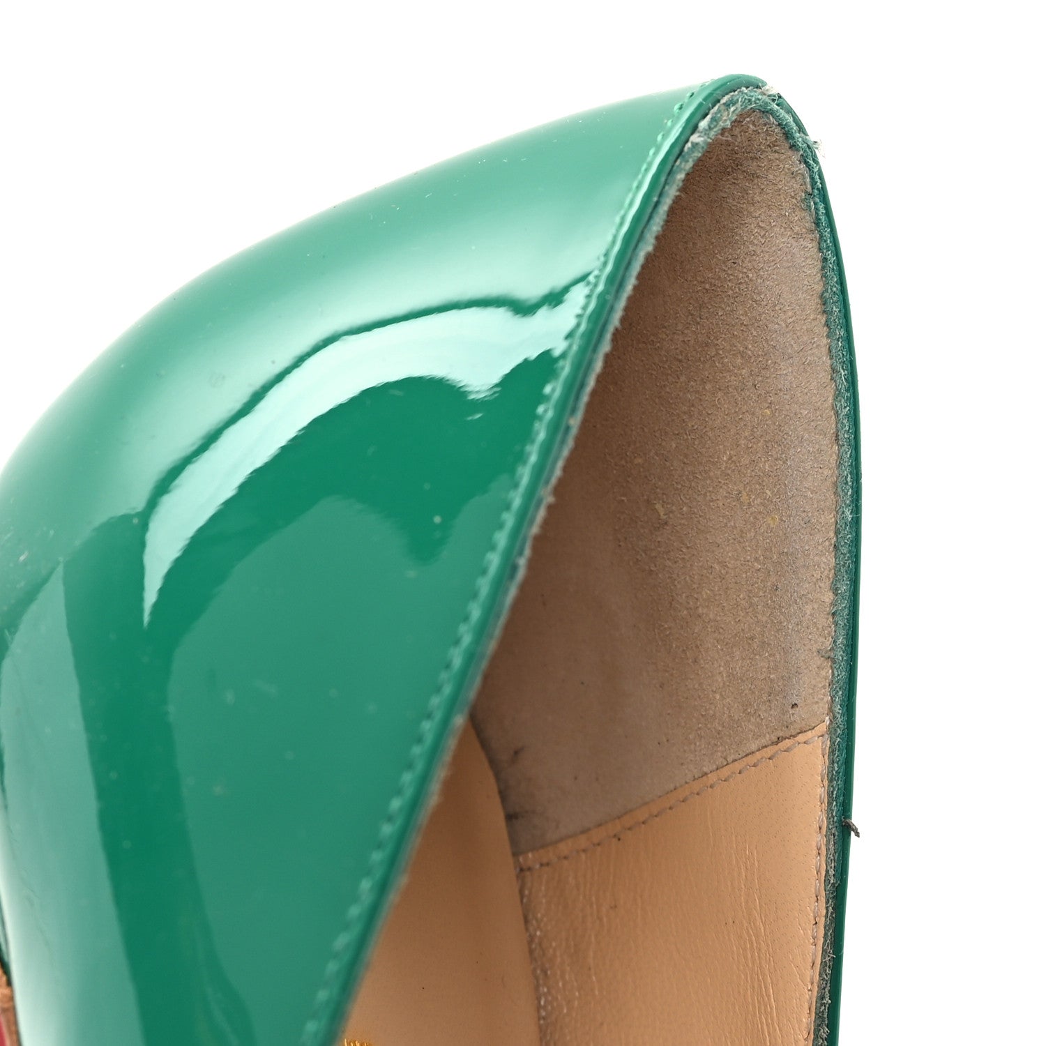 Christian Louboutin Patent Lady Peep 150 Platform Pumps 40 Mint 10 of 11