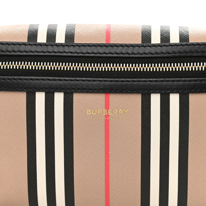 Burberry E-Canvas Icon Stripe Sonny Bum Bag Archive Beige 7 of 9