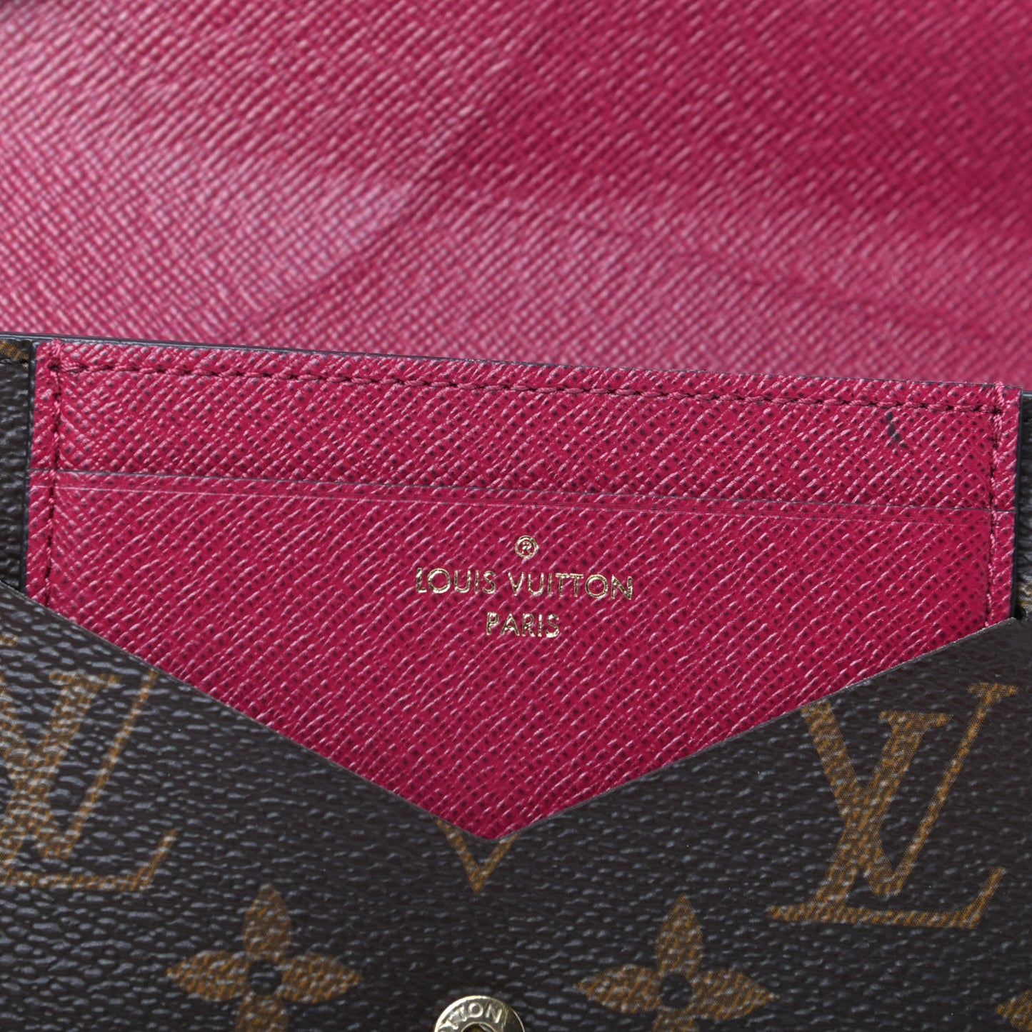 Monogram Jeanne Wallet Fuchsia