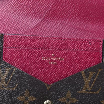 Louis Vuitton Monogram Jeanne Wallet Fuchsia 6 of 7